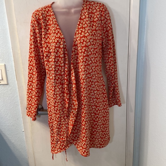 Soul Cake Long Sleeve Ditsy Floral Dress Size M - Picture 3 of 5